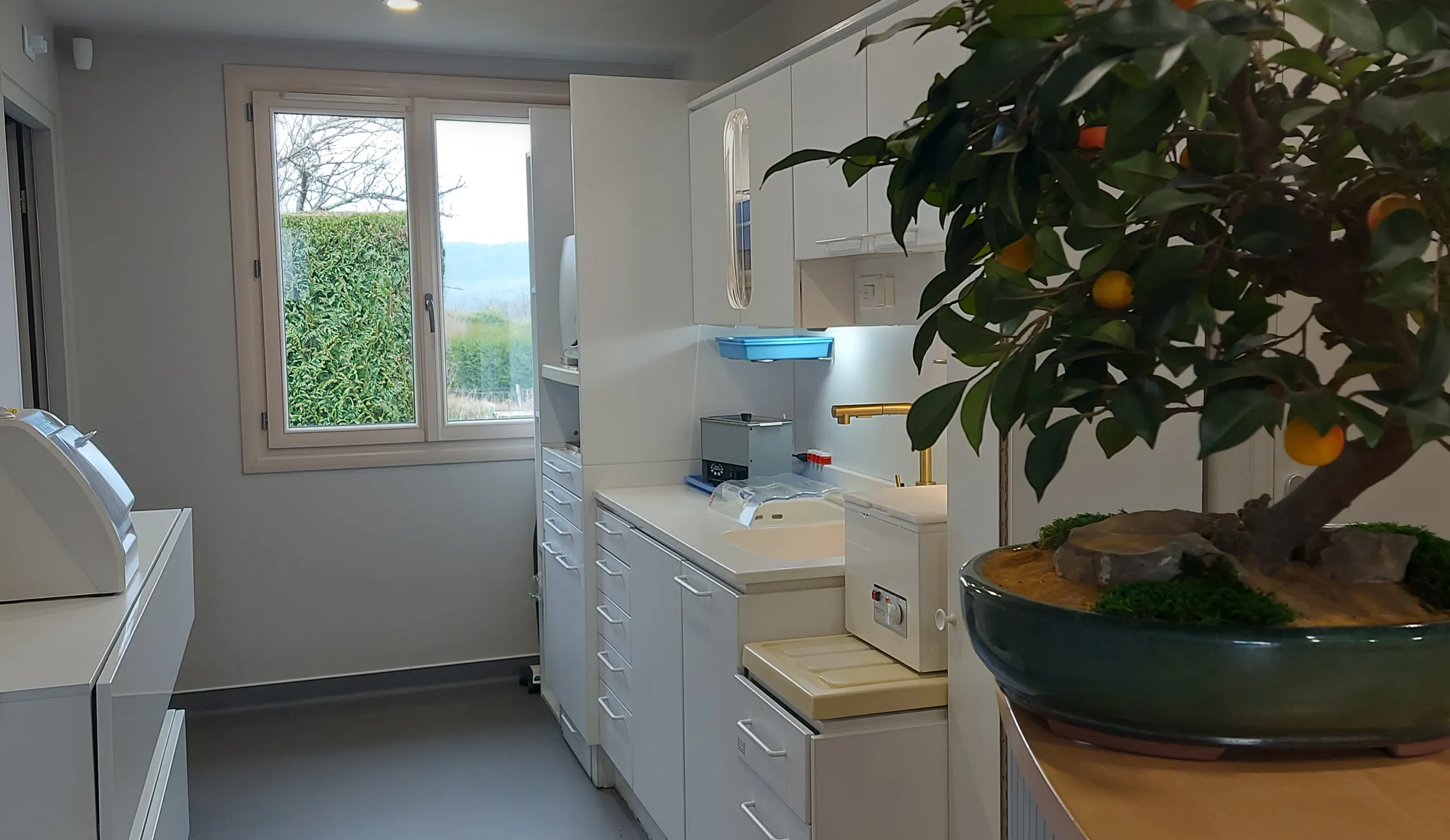 Espace de stérilisation du cabinet dentaire